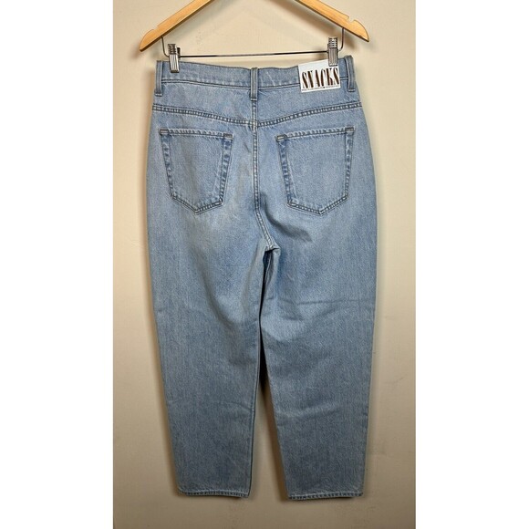 MOTHER SNACKS! High Waisted Double Stack Ankle Jeans In Just a nibble Size 29 - Picture 6 of 9